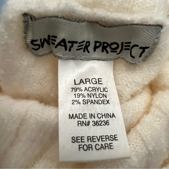 Vintage Sweater Project Fuzzy Turtleneck Sweater - Picture 6 of 9